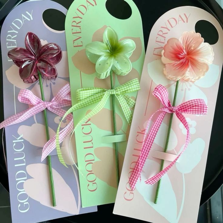 Acrylic Flower Bookmark Gift